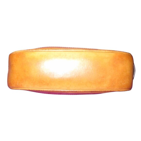 Coach 2001Cream & Tan Demi Baguette Bag in Signature C Canvas & Vachetta Leather - Picture 5 of 11